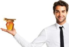 Soda water and honey are good for men's health